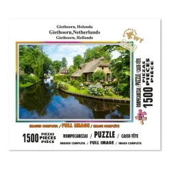 Rompecabezas Giethoorn, Holanda de 1500 Piezas<Wuundentoy Hot