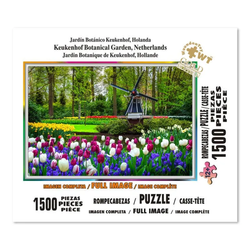 Rompecabezas Jardín Botánico Keukenhof, Holanda de 1500 Piezas<Wuundentoy Best