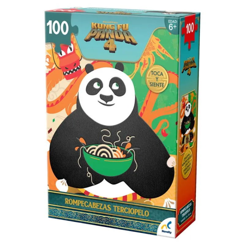 Rompecabezas Kung Fu Panda Afelpado 100 Piezas<Novelty Hot