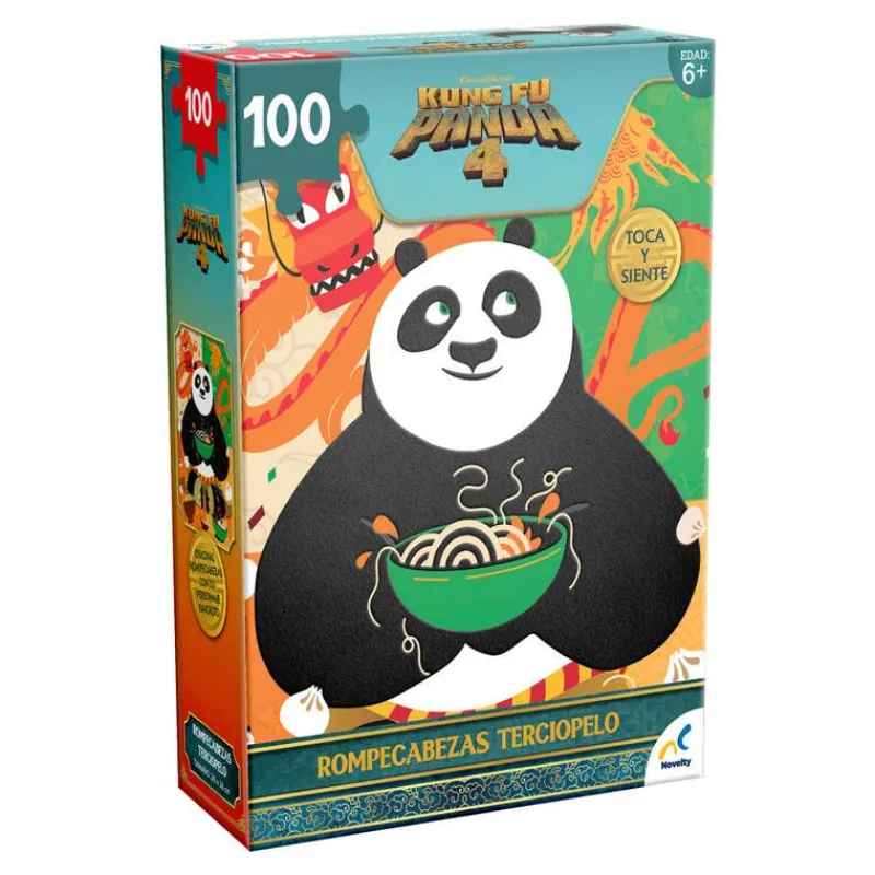 Rompecabezas Kung Fu Panda Afelpado 100 Piezas<Novelty Hot
