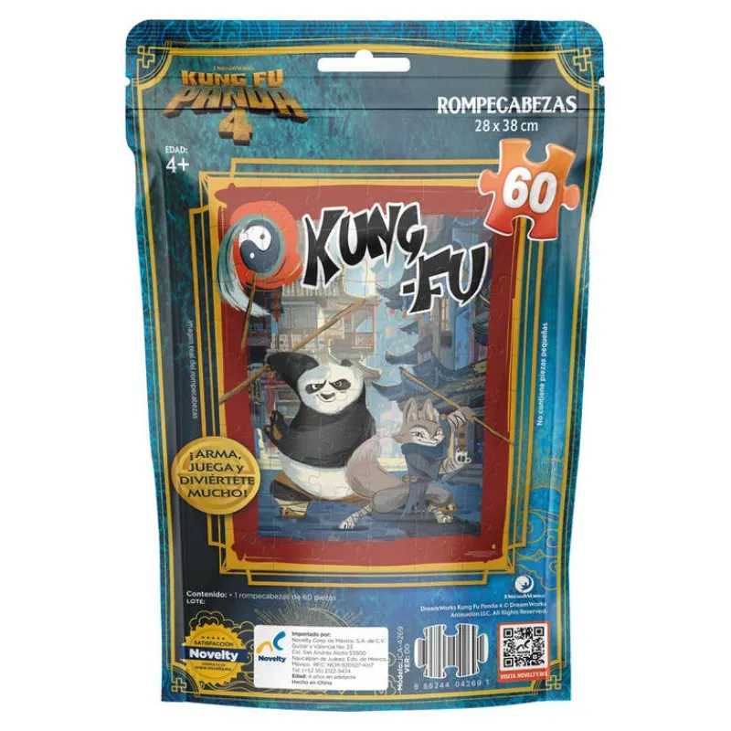 Rompecabezas Kung Fu Panda 60 Piezas<Novelty Online