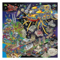 Rompecabezas Mundo Espacial de 500 Piezas<Wuundentoy Discount