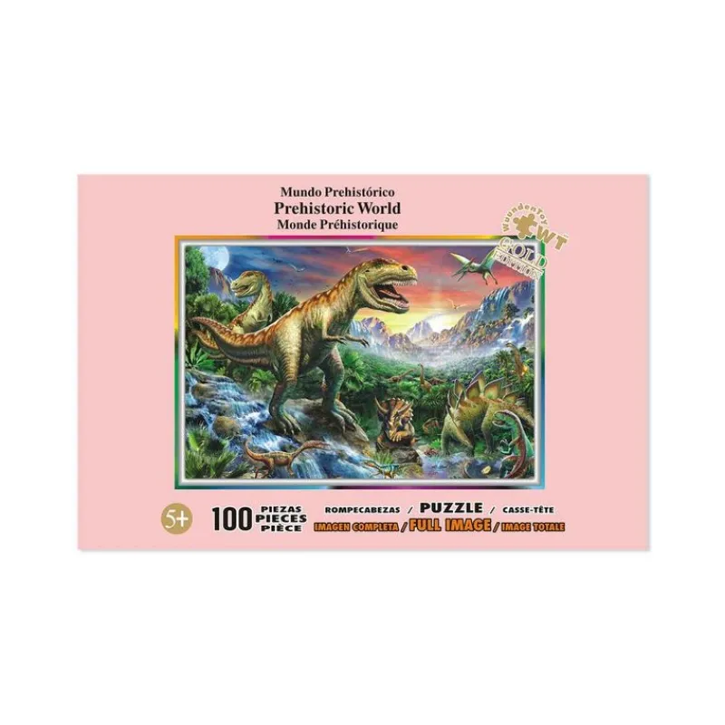 Rompecabezas Mundo Jurásico de 100 Piezas<Wuundentoy Sale