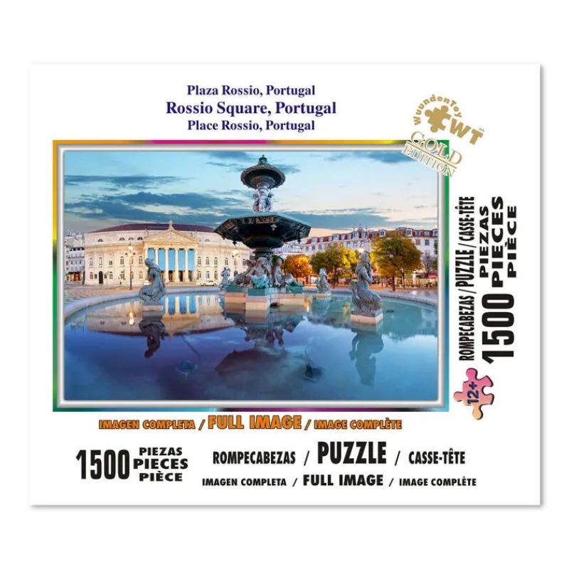 Rompecabezas Plaza Rossio, Portugal de 1500 Piezas<Wuundentoy Sale