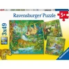 Set de 3 Rompecabezas Aventura en la Jungla<Ravensburger Best