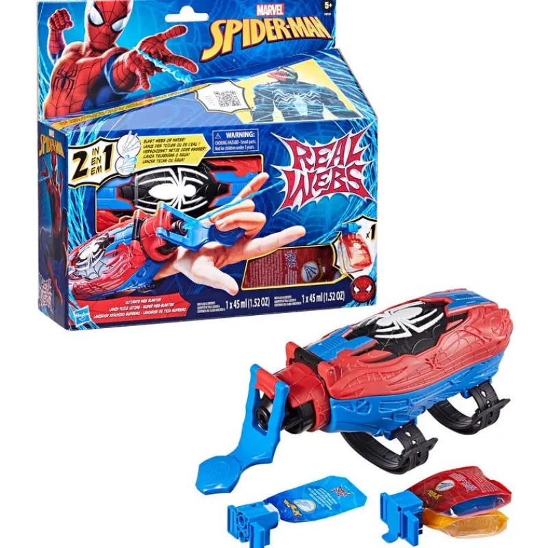 Spiderman Lanza Telarañas para Niños<Hasbro Clearance