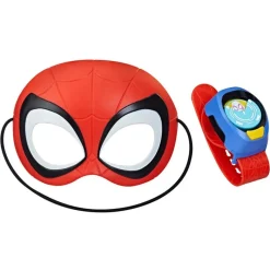 Spiderman Máscara Spidey con Brazalete de comunicación para Niños<Hasbro Clearance