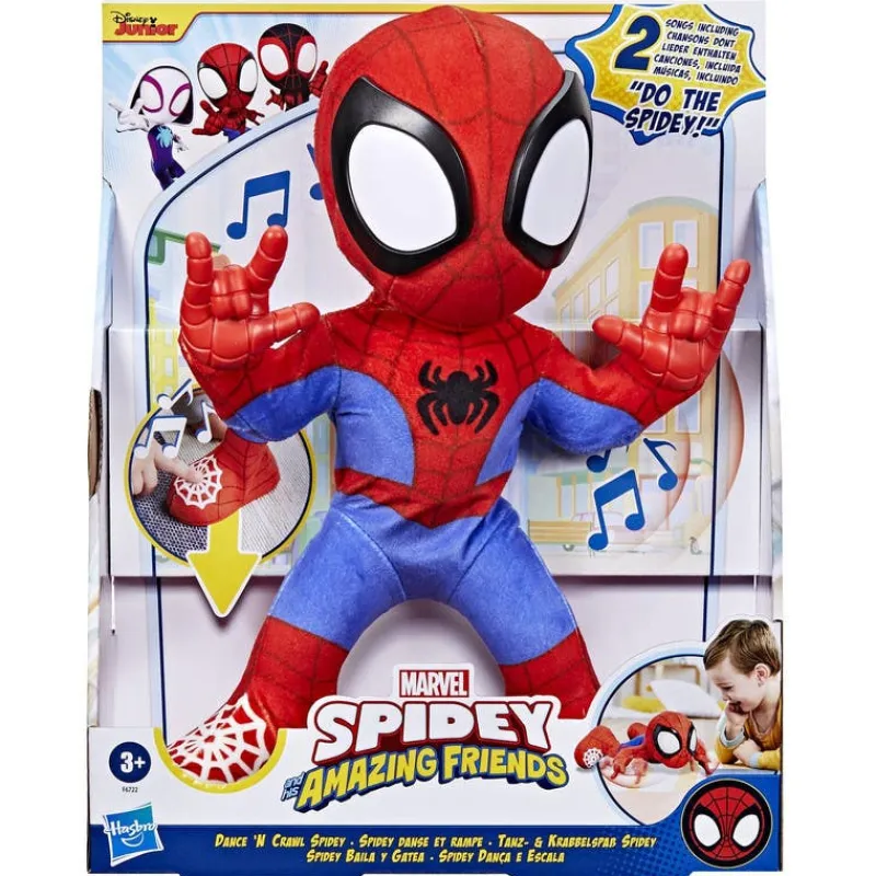 Spiderman Muñeco Spidey Baila y Gatea<Hasbro Hot