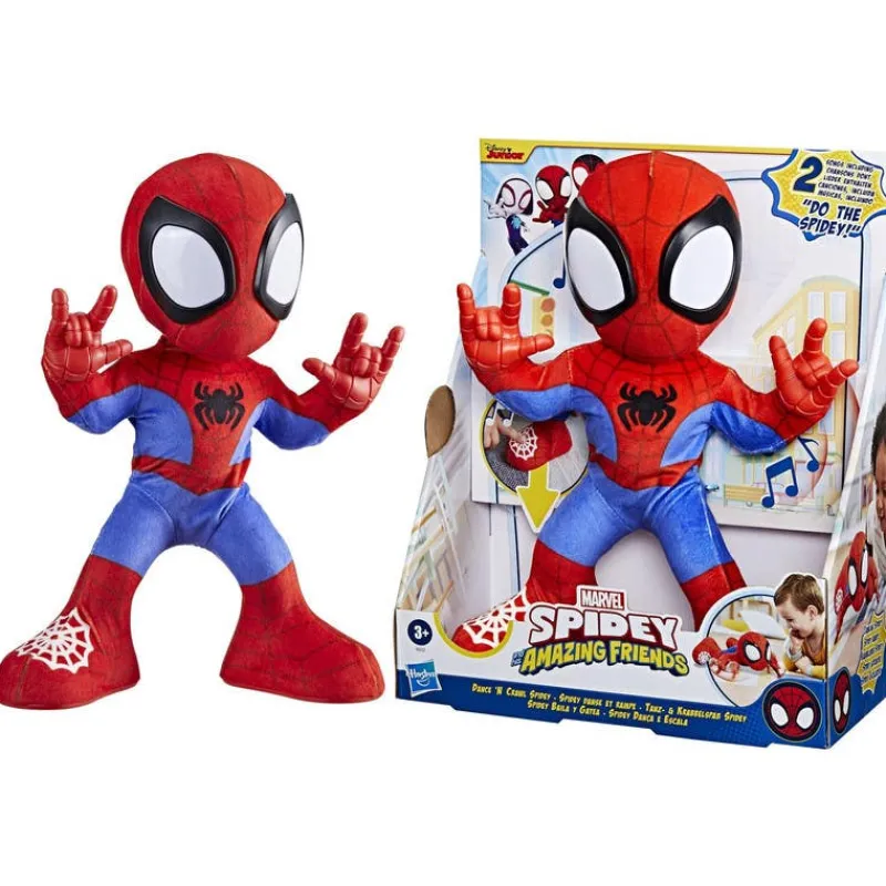 Spiderman Muñeco Spidey Baila y Gatea<Hasbro Hot
