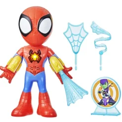 Spiderman Muñeco Spidey con Máscara Desplegable, con Traje Electrónico y Lanza Telarañas<Hasbro Fashion