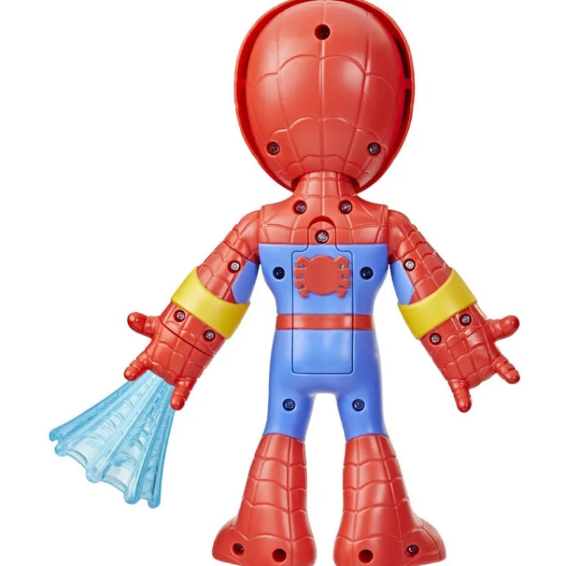 Spiderman Muñeco Spidey con Máscara Desplegable, con Traje Electrónico y Lanza Telarañas<Hasbro Fashion