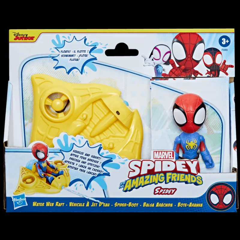 Spiderman Set de Figuras de Spidey con Nave Acuática<Hasbro Clearance