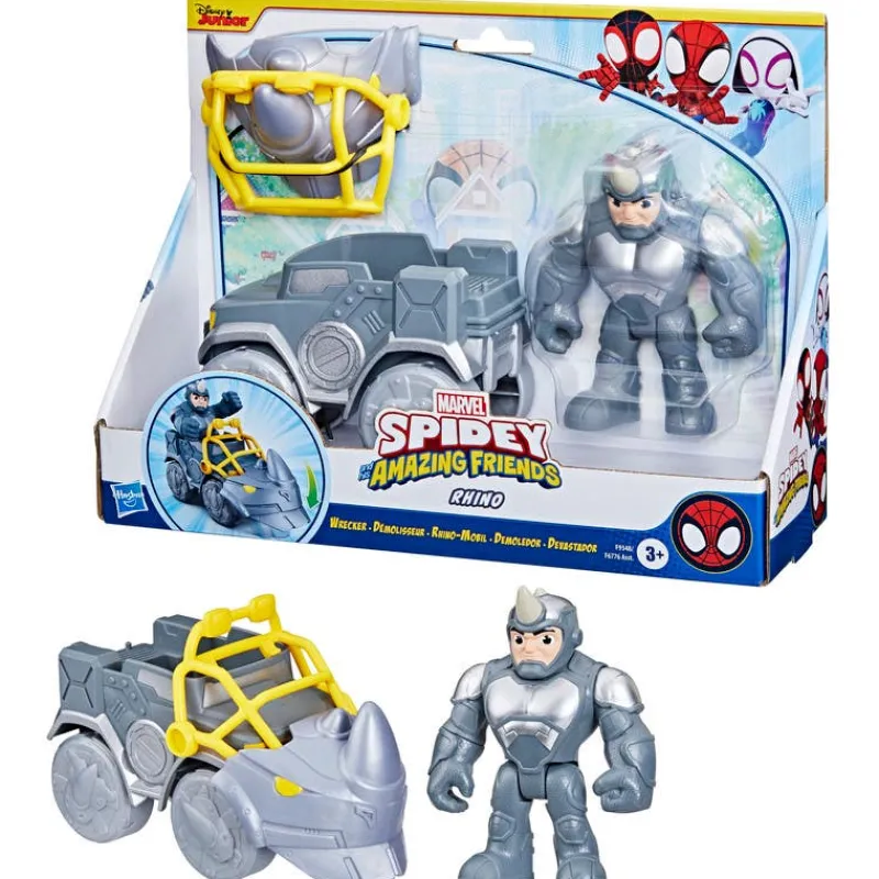Spiderman Set de Figuras de Rhino con RhinoCarro<Hasbro Discount