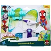 Spiderman Set de Figuras Spidey And His Amazing Friends Dino-Webs Ghostasaurus & Spidey<Hasbro Clearance