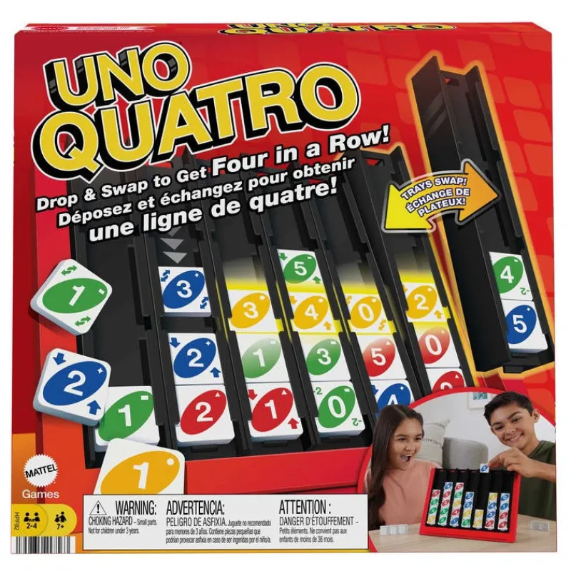 Uno Quatro Juego de Mesa<Mattel Hot